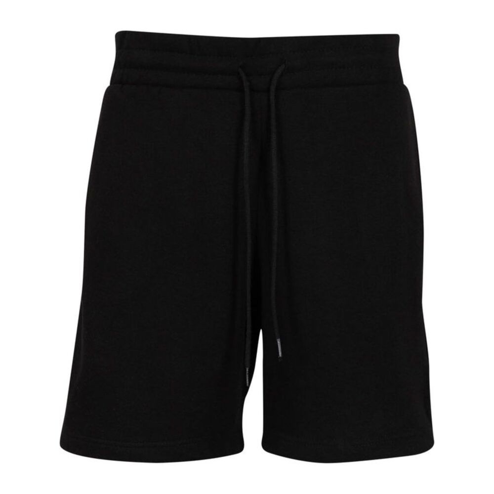 Build Your Brand Womens/Ladies Basic Sweat Shorts / Black